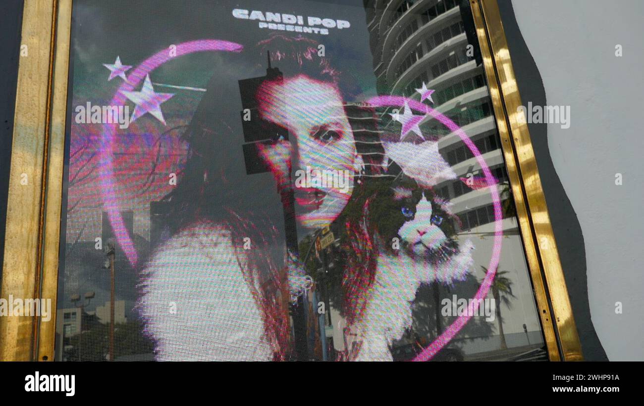 Los Angeles, California, USA 9th February 2024 Taylor Swift Rave Poster