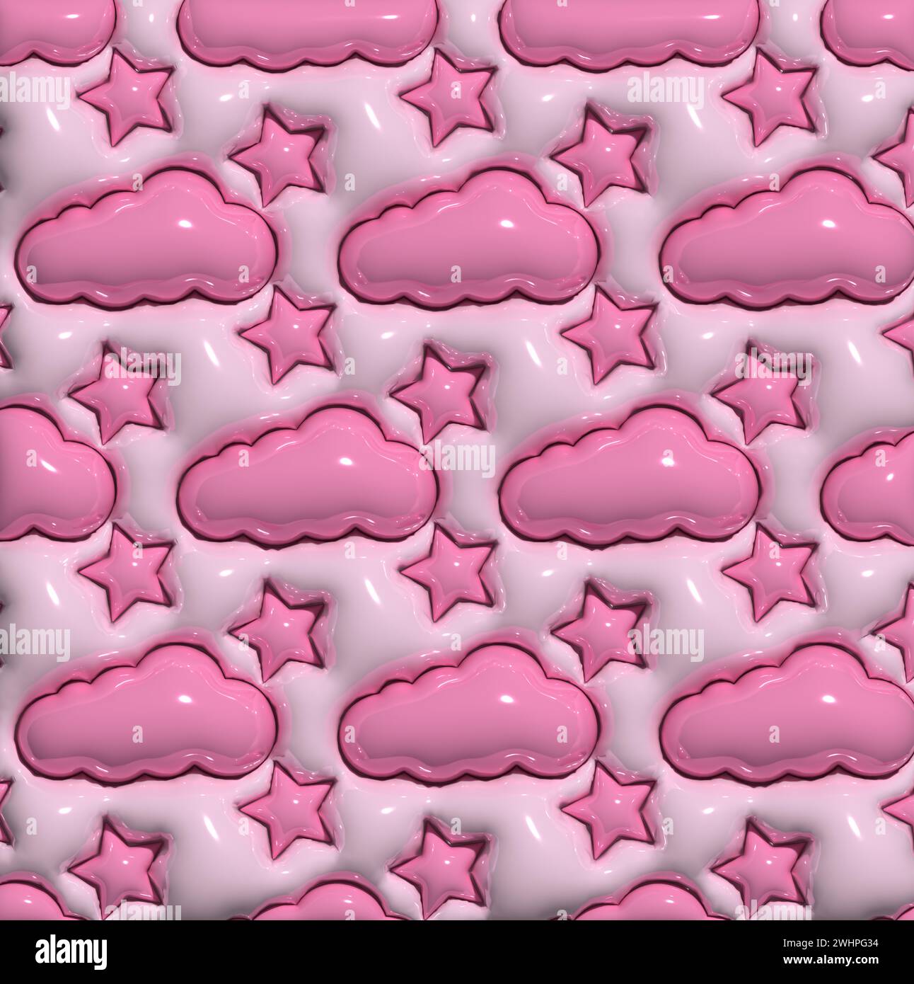 Pink background white stars hi-res stock photography and images - Alamy