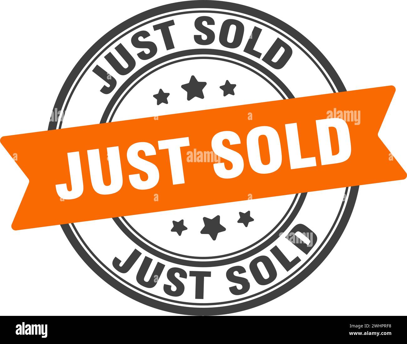 Sold Label Vector just sold stamp. just sold round sign. label on transparent background ...