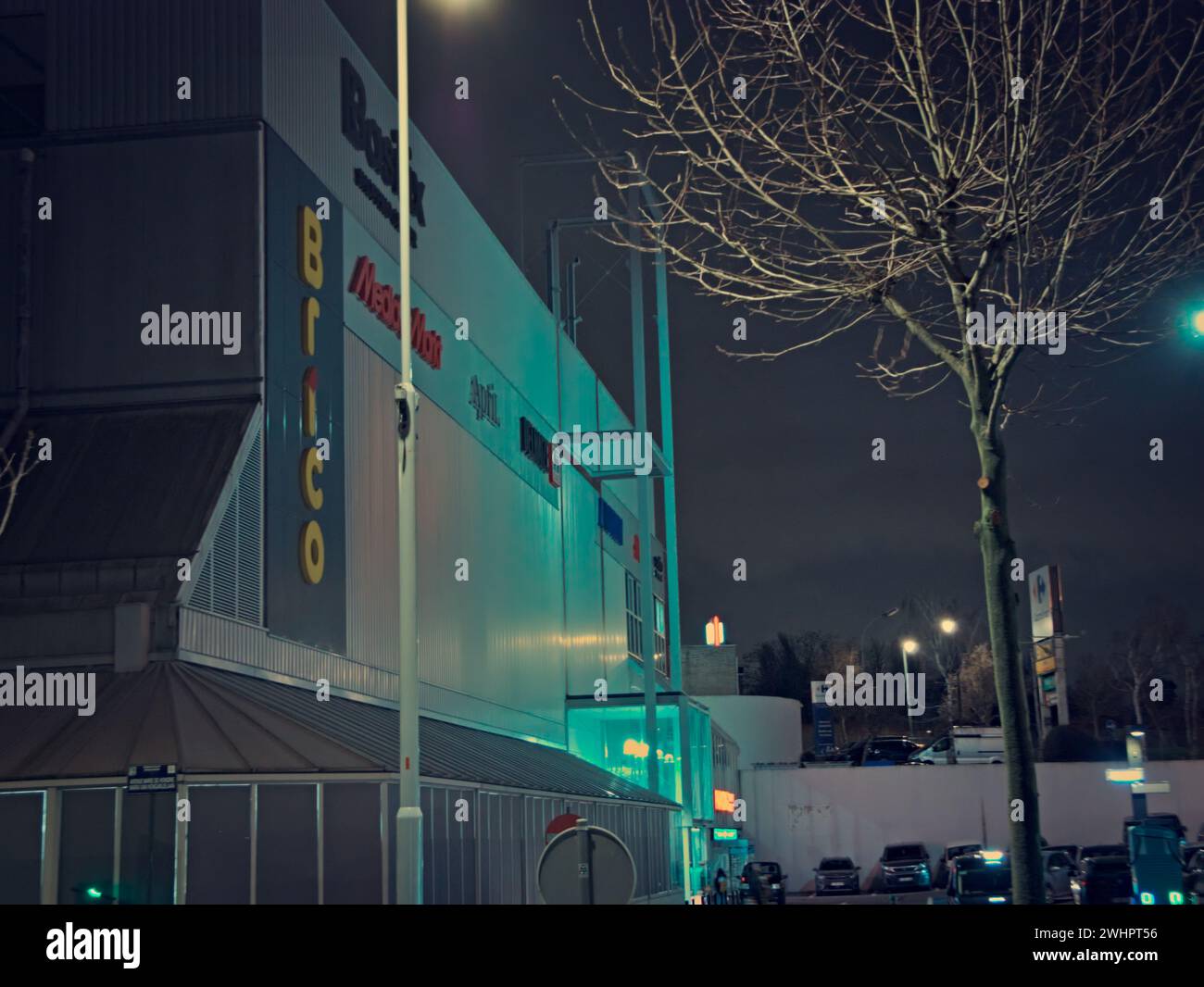 Brussels, Belgium. 6022024. Abstract city landscape. Basilix shopping center Stock Photo Alamy