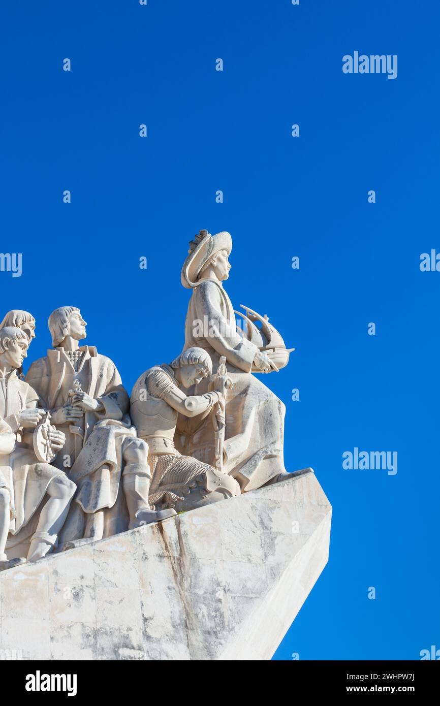The Monument to the Discoveries in Lisbon, Portugal Stock Photo