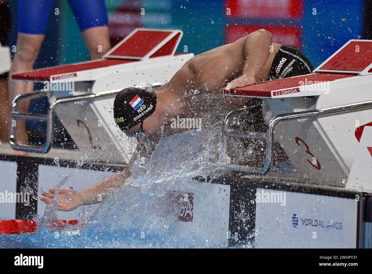 Doha, Qat. 11th Feb, 2024. in action during World Aquatics