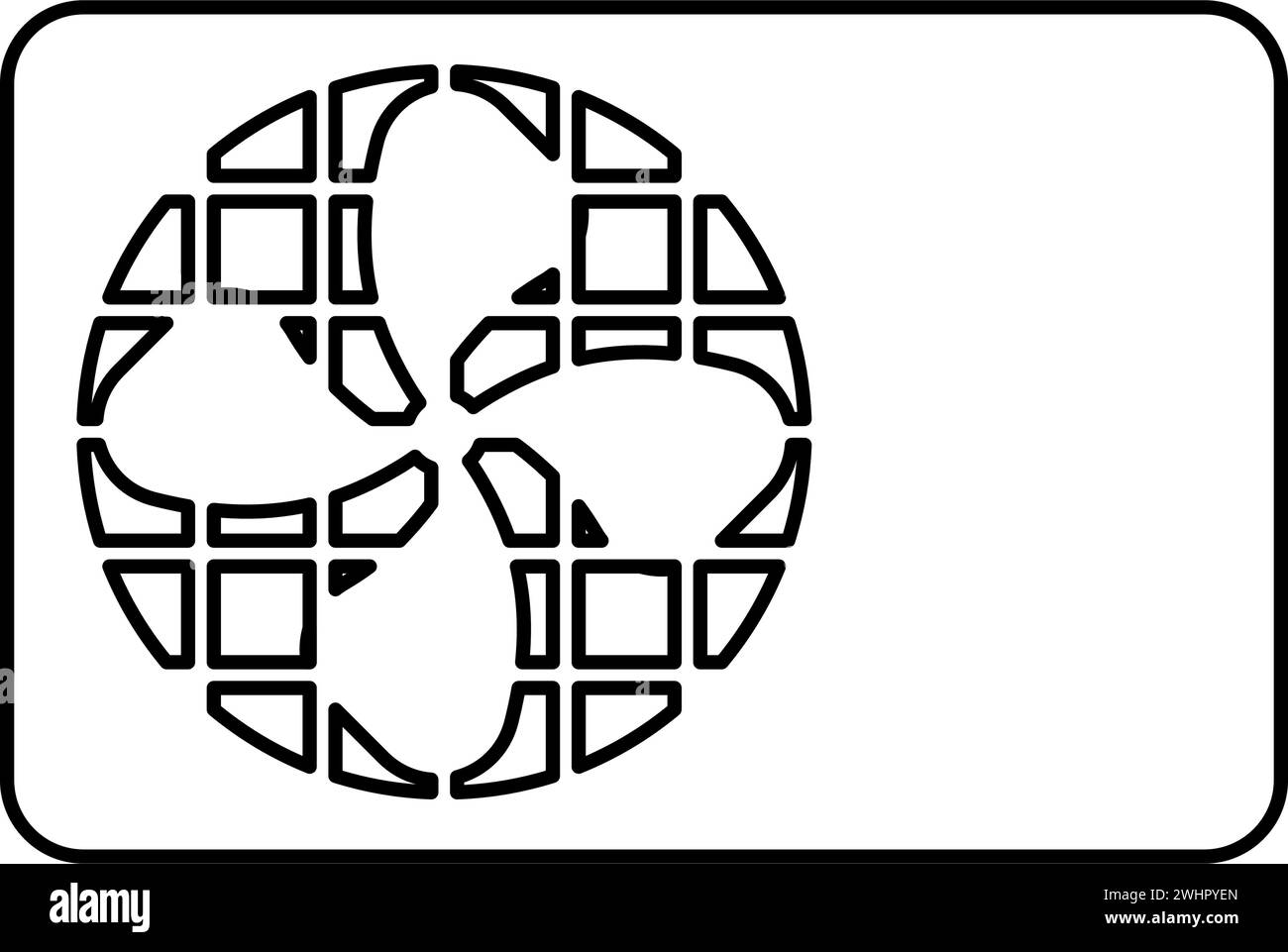 Air conditioner fan equipment system contour outline line icon black color vector illustration image thin flat style simple Stock Vector