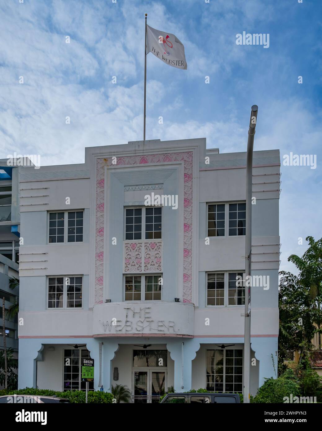 Webster, Art Deco Historical District, Miami Beach, Florida Stock Photo