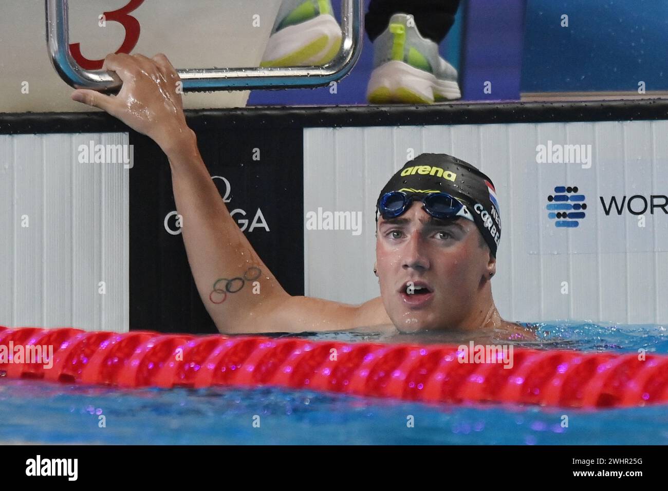 Doha, Qat. 11th Feb, 2024. Caspar Corbeau from Nederlands in action