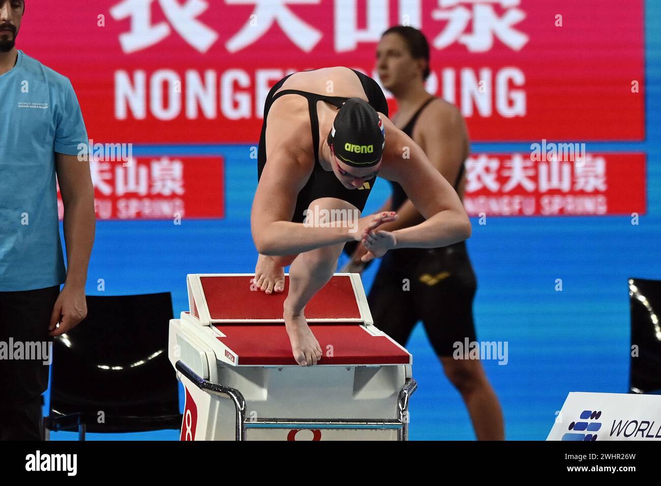 Doha, Qat. 11th Feb, 2024. Imani de Jong from Nederland in action