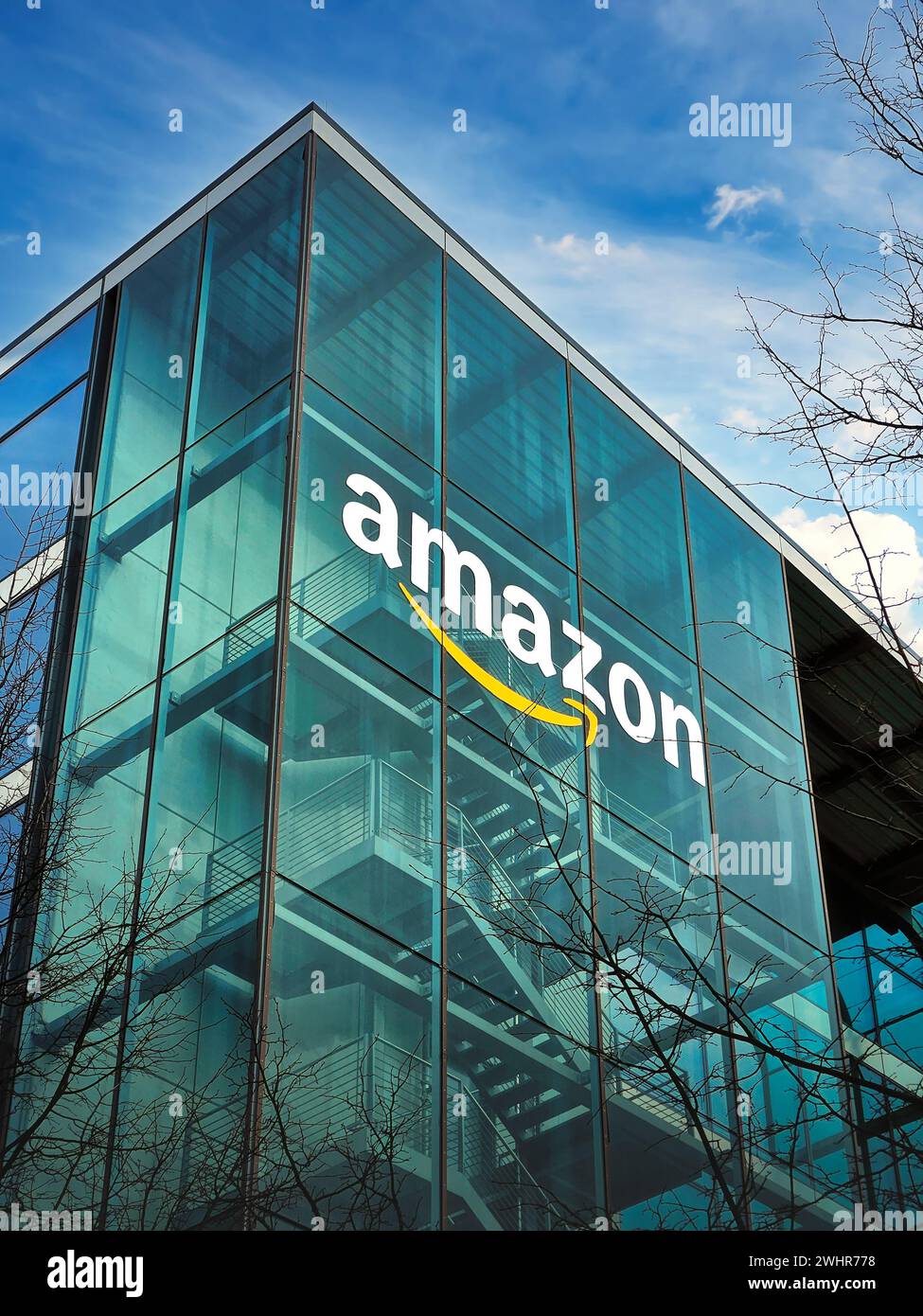 Amazon Headquarter in Munich, Germany Stock Photo