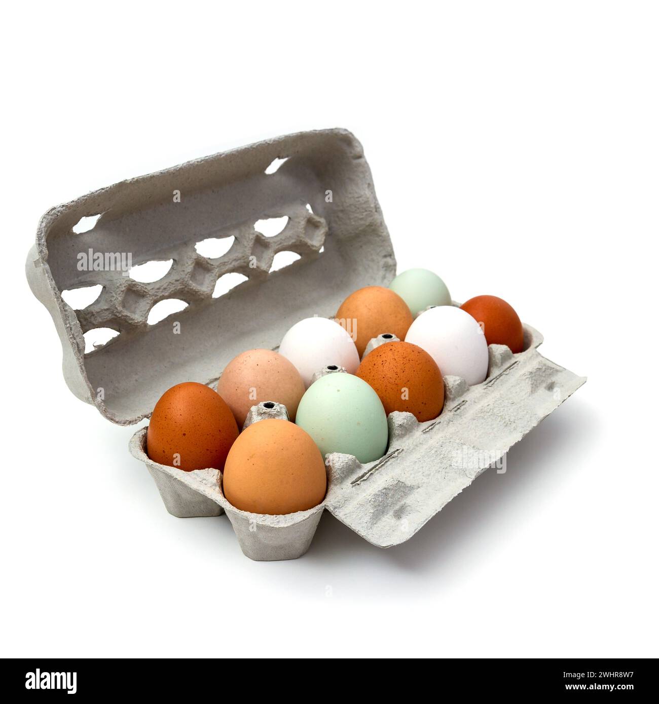 Ten chicken eggs brown hi res stock photography and images Alamy