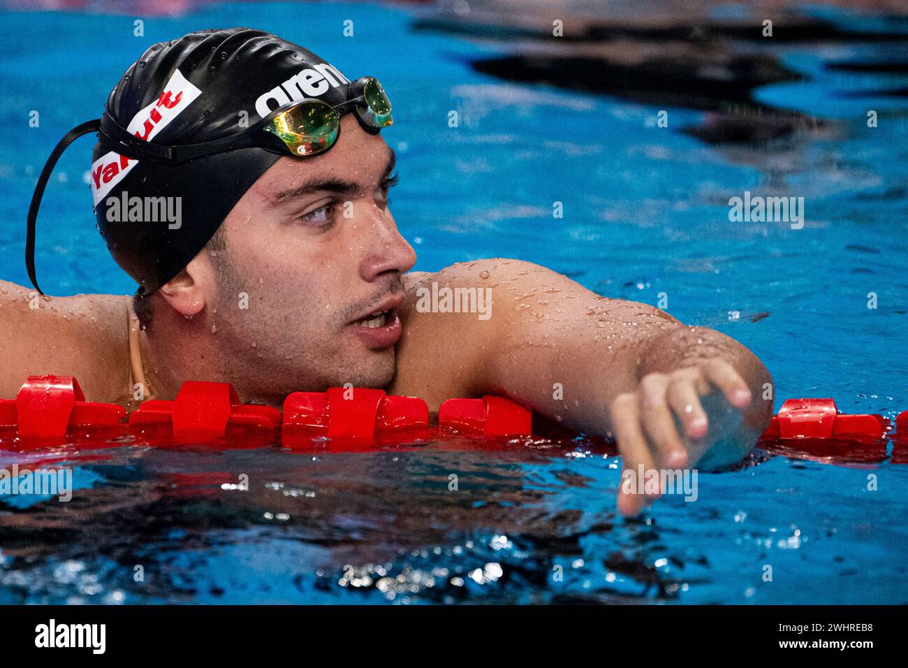Giacomo Casadei of San Marino competes in the swimming men's 100m ...