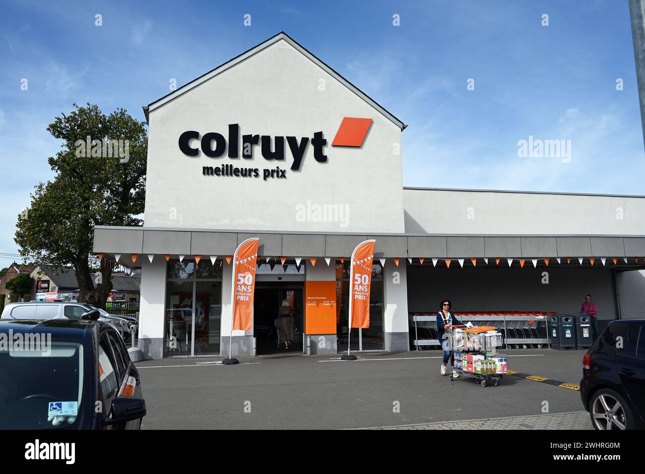 Colryt Supermarket Stock Photo