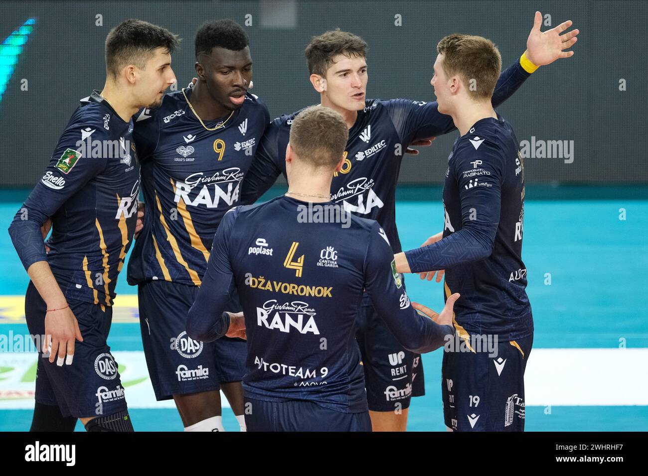 Rana Verona during the match between Rana Verona and Pallavolo Padova