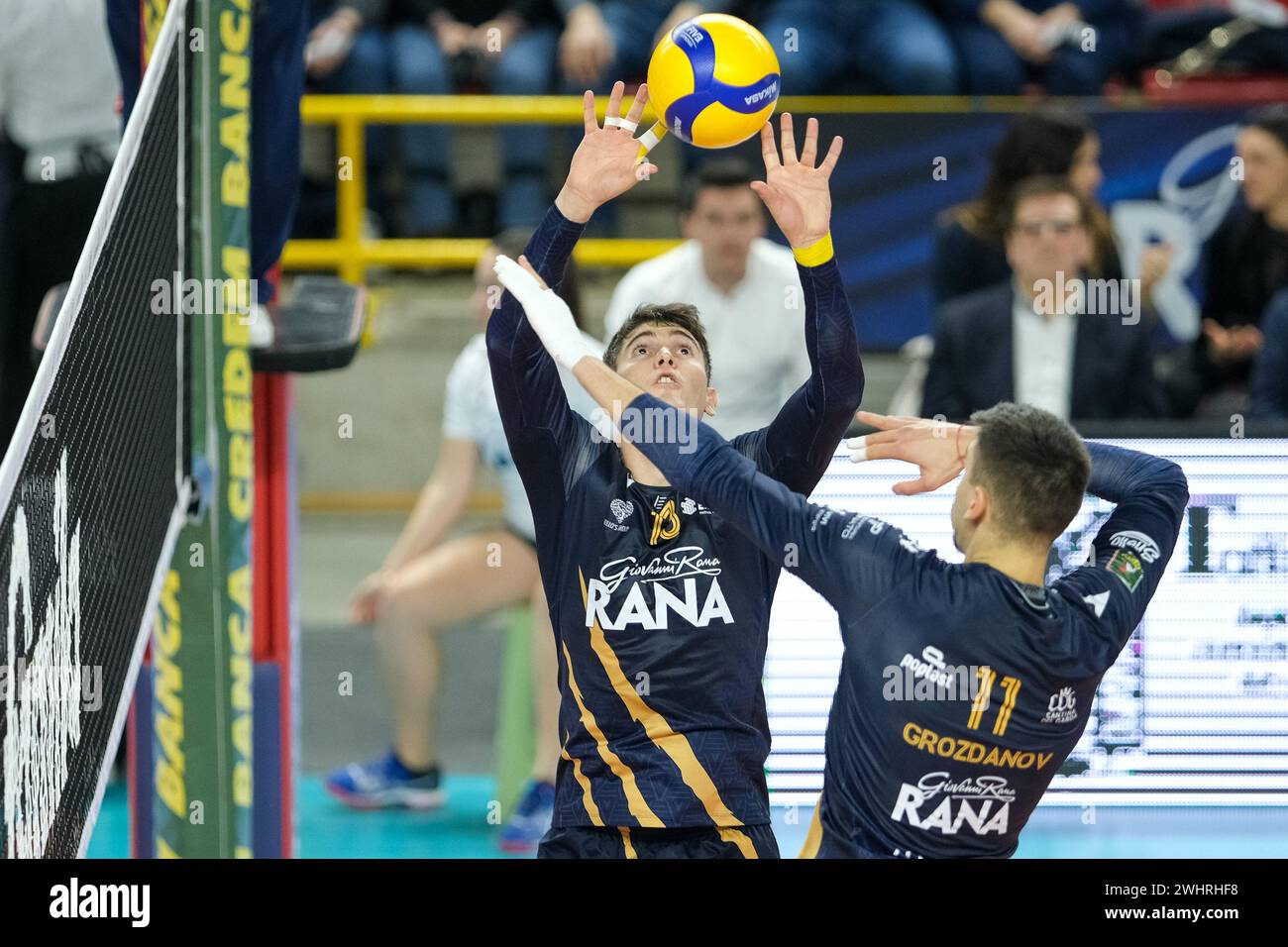 during the match between Rana Verona and Pallavolo Padova, regular