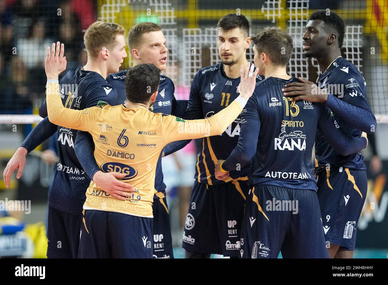 Rana Verona during the match between Rana Verona and Pallavolo Padova