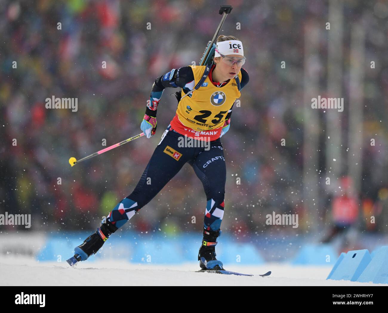 11 February 2024, Czech Republic, Nove Mesto Na Morave Biathlon, World