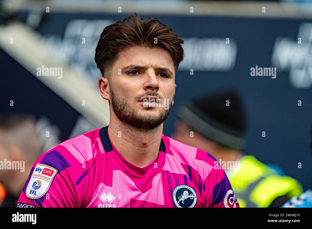 11th February 2024; Coventry Building Society Arena, Coventry, England; EFL Championship, Coventry City versus Millwall; Matija Sarkic of Millwall Stock Photo