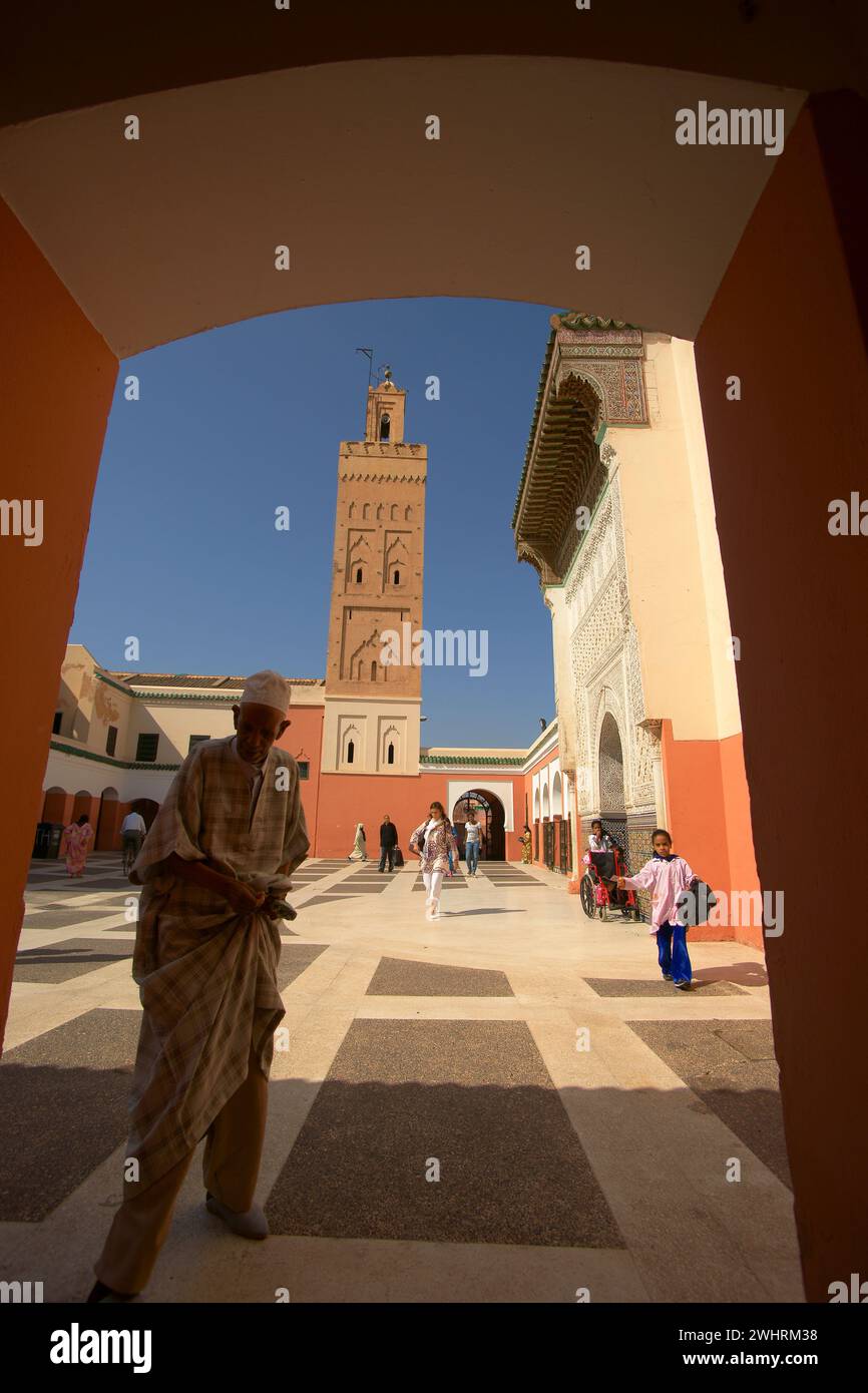 Zaouia Sidi Bel AbbÃ©s.Marrakech.Ciudad Imperial.Marruecos.Africa. Stock Photo