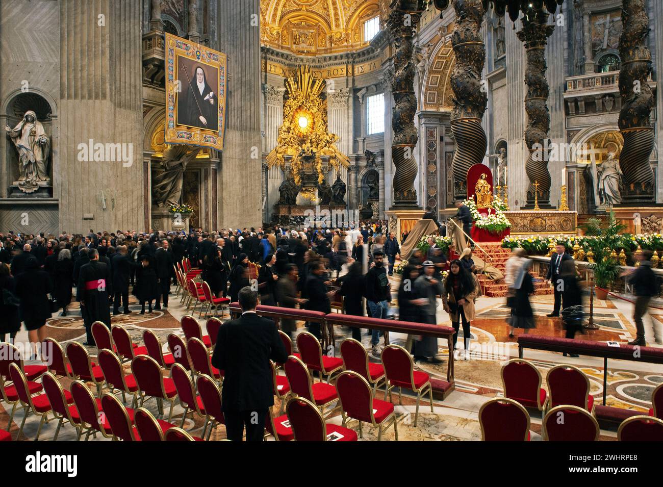 The anniversary of the apparition of the blessed virgin mary hi-res ...