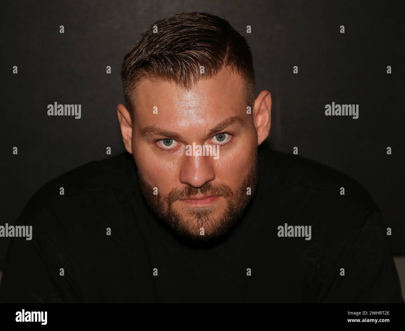 Boxer Tom Schwarz from the Magdeburg boxing stable Fides Sports at the press conference for THE SHOW MUST GO ON III on 21.09.202 Stock Photo