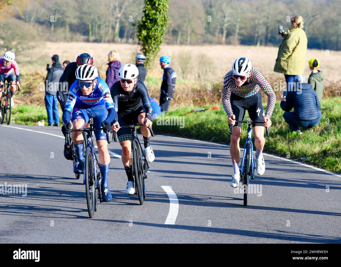Waterlooville, Hampshire, UK. 11th Feb 2024. Cormac Nisbet (Soudal ...