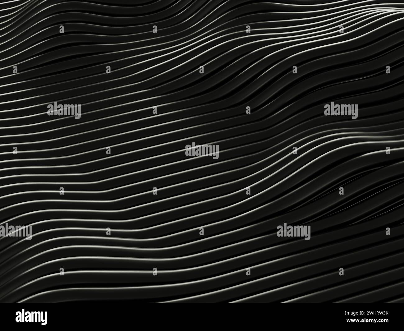 Elegant black background with wavy lines Stock Photo - Alamy