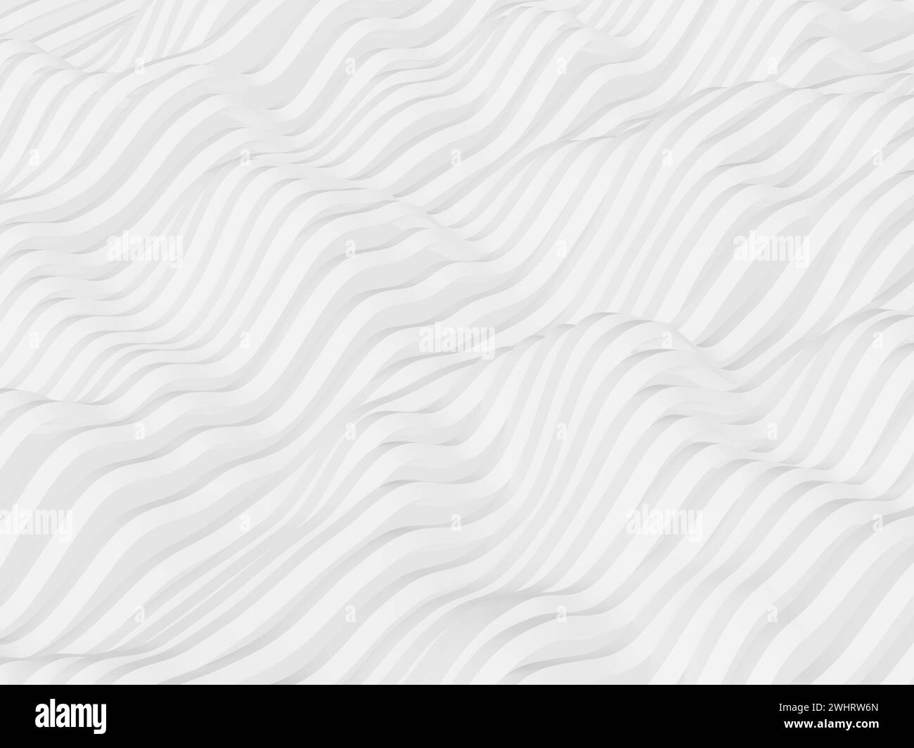White abstract modern background with wavy lines Stock Photo - Alamy