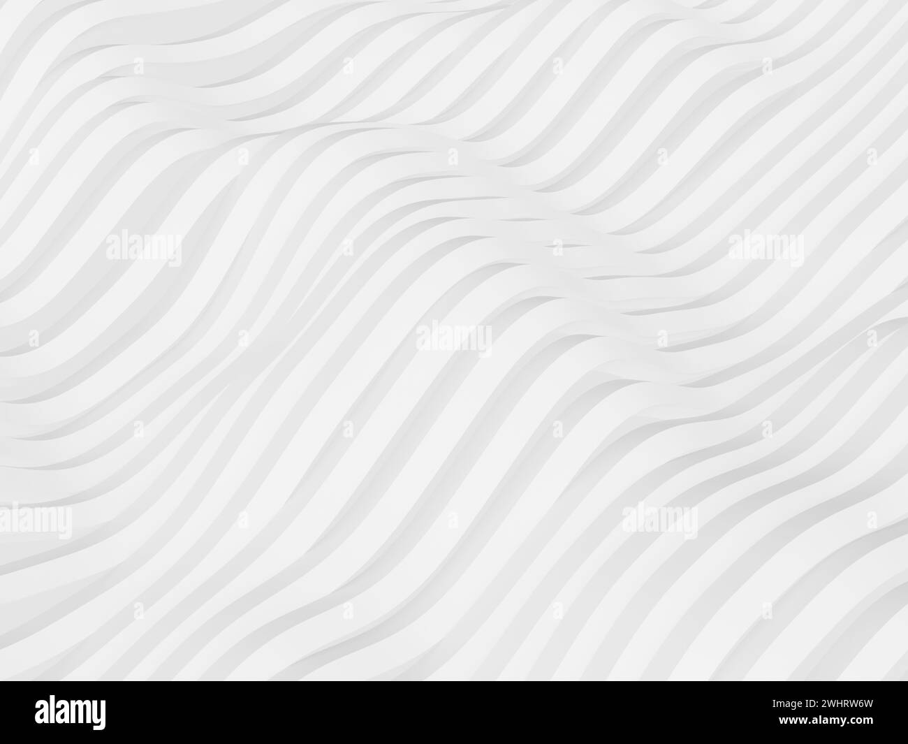 White abstract modern background with wavy lines Stock Photo - Alamy