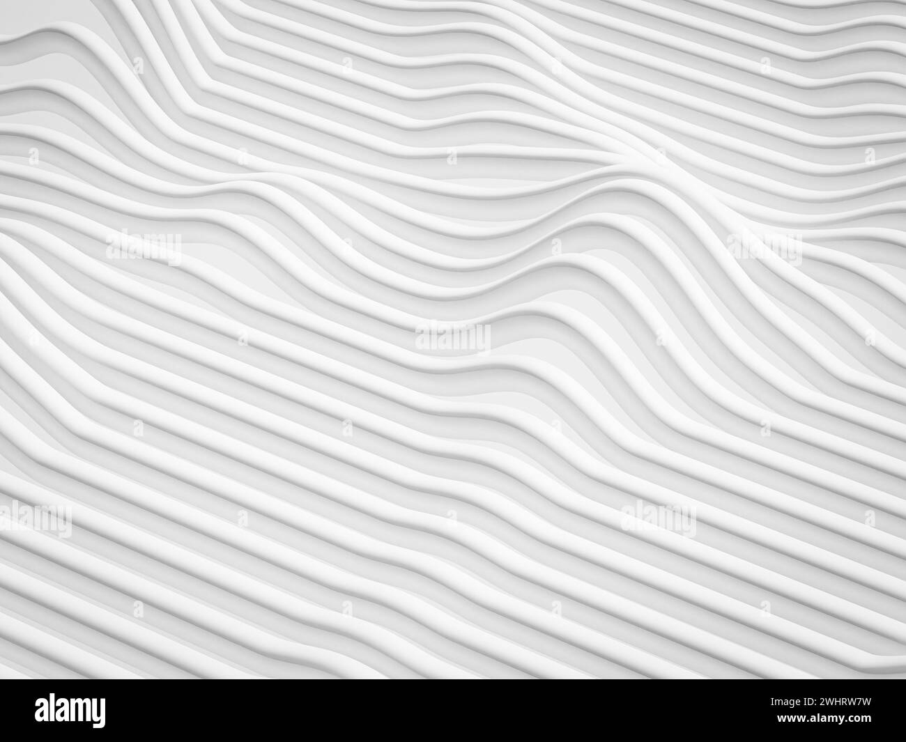 White abstract modern background with wavy lines Stock Photo - Alamy