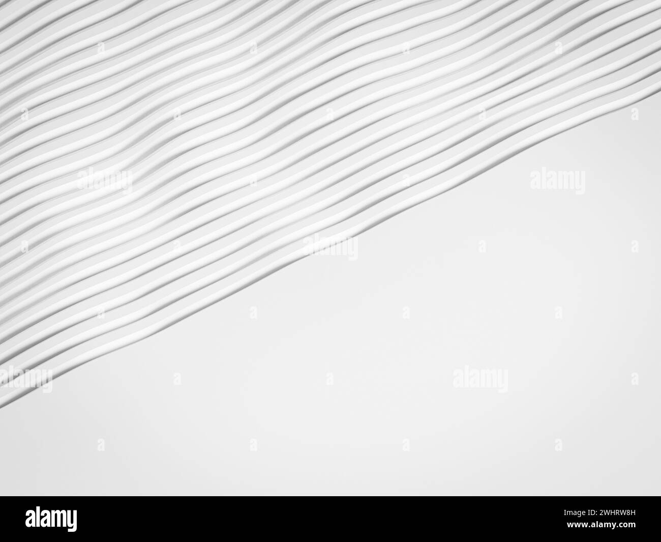 White abstract modern background with wavy lines Stock Photo - Alamy
