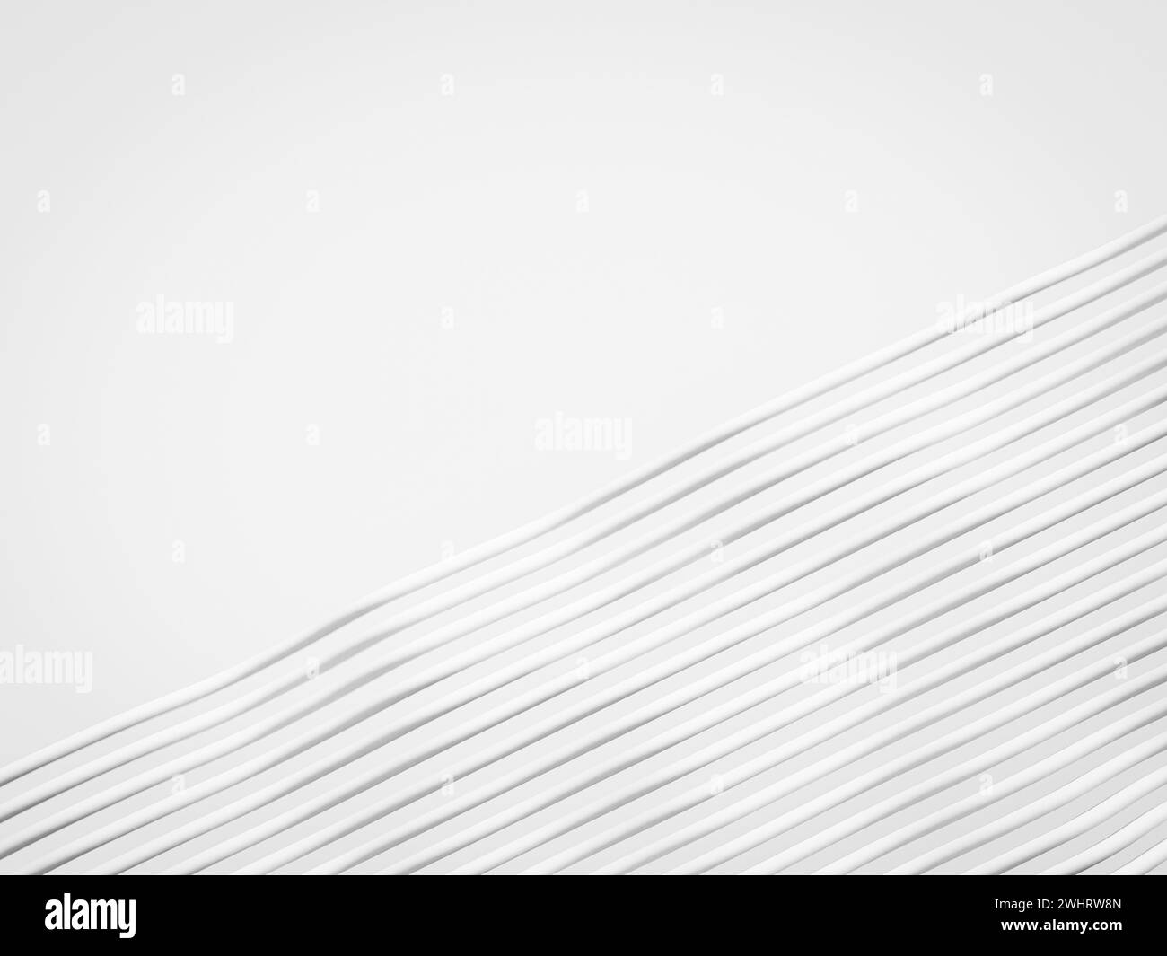 White abstract modern background with wavy lines Stock Photo - Alamy