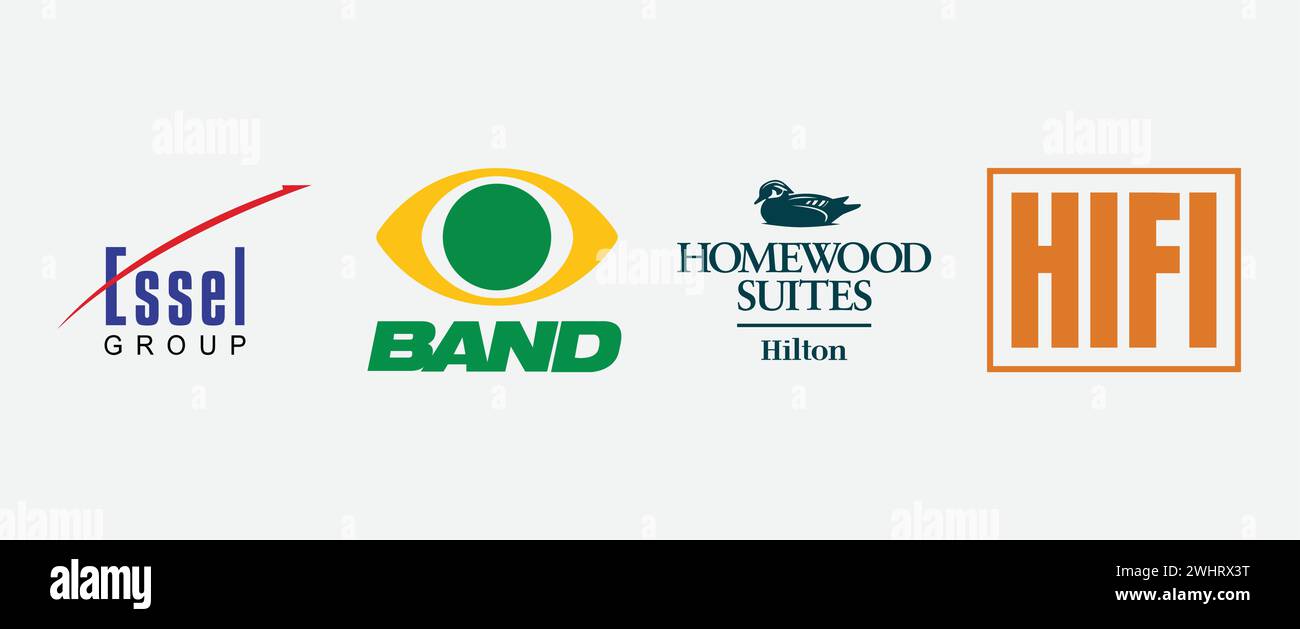 Homewood Suites, Rede Bandeirantes, Essel Group, HIFI. Vector