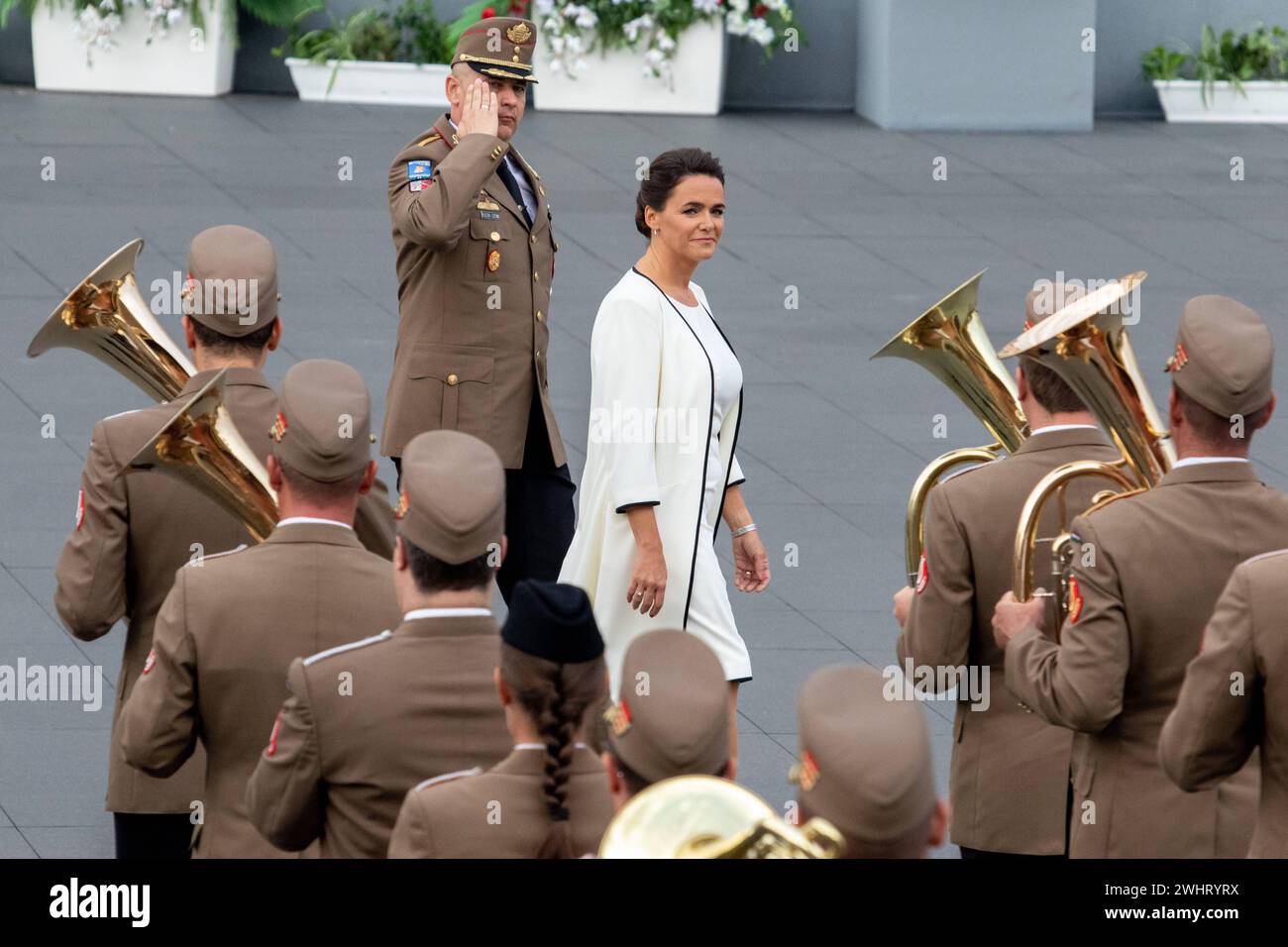 President Novak President Katalin Novak, Budapest, Hungary Ungarn, 20.08.2022, Budapest ...