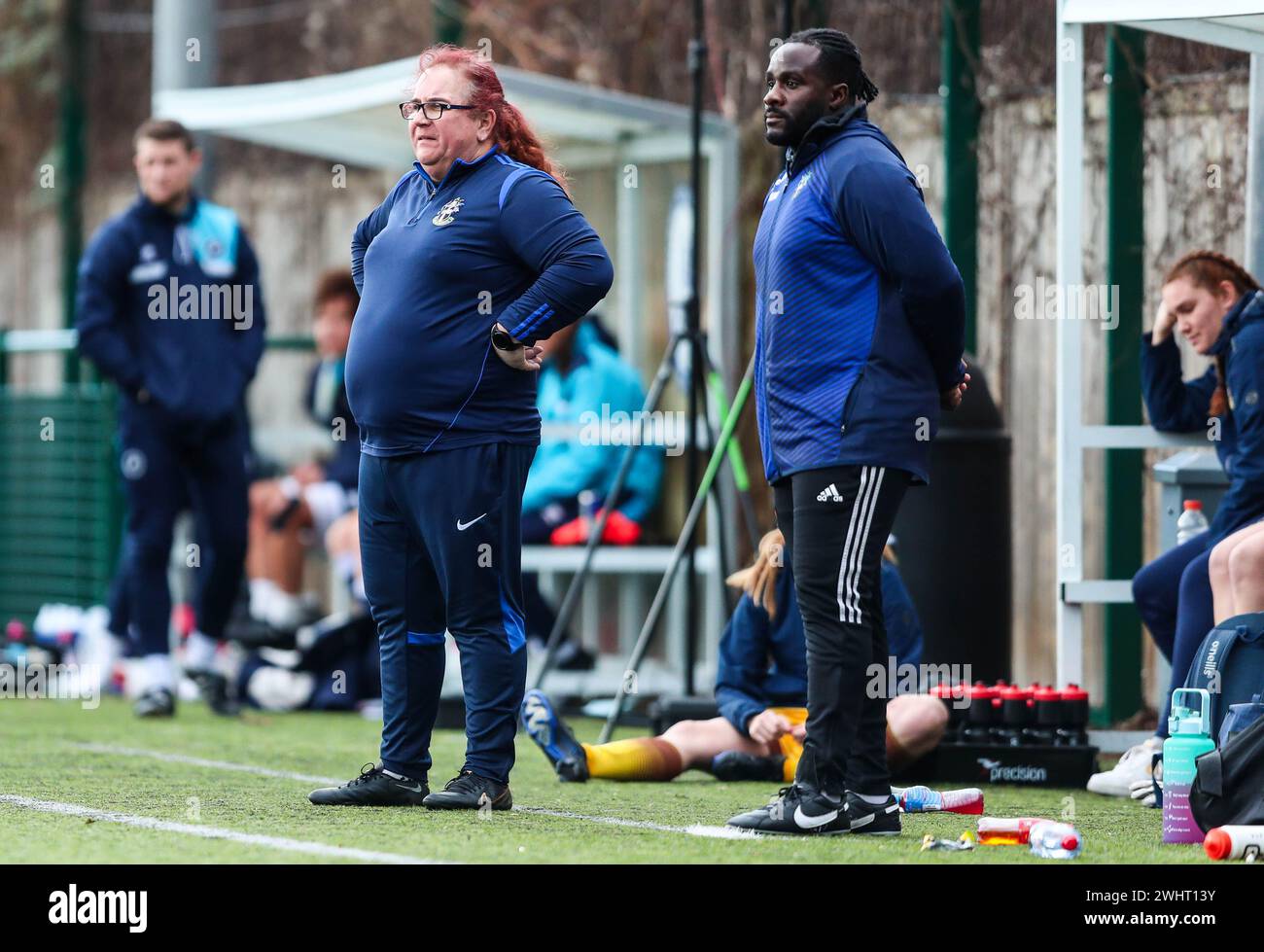 Sutton United Manager Lucy Clark left During The LSE Regional Premier Sutton United Manager Lucy Clark left During The LSE Regional Premier