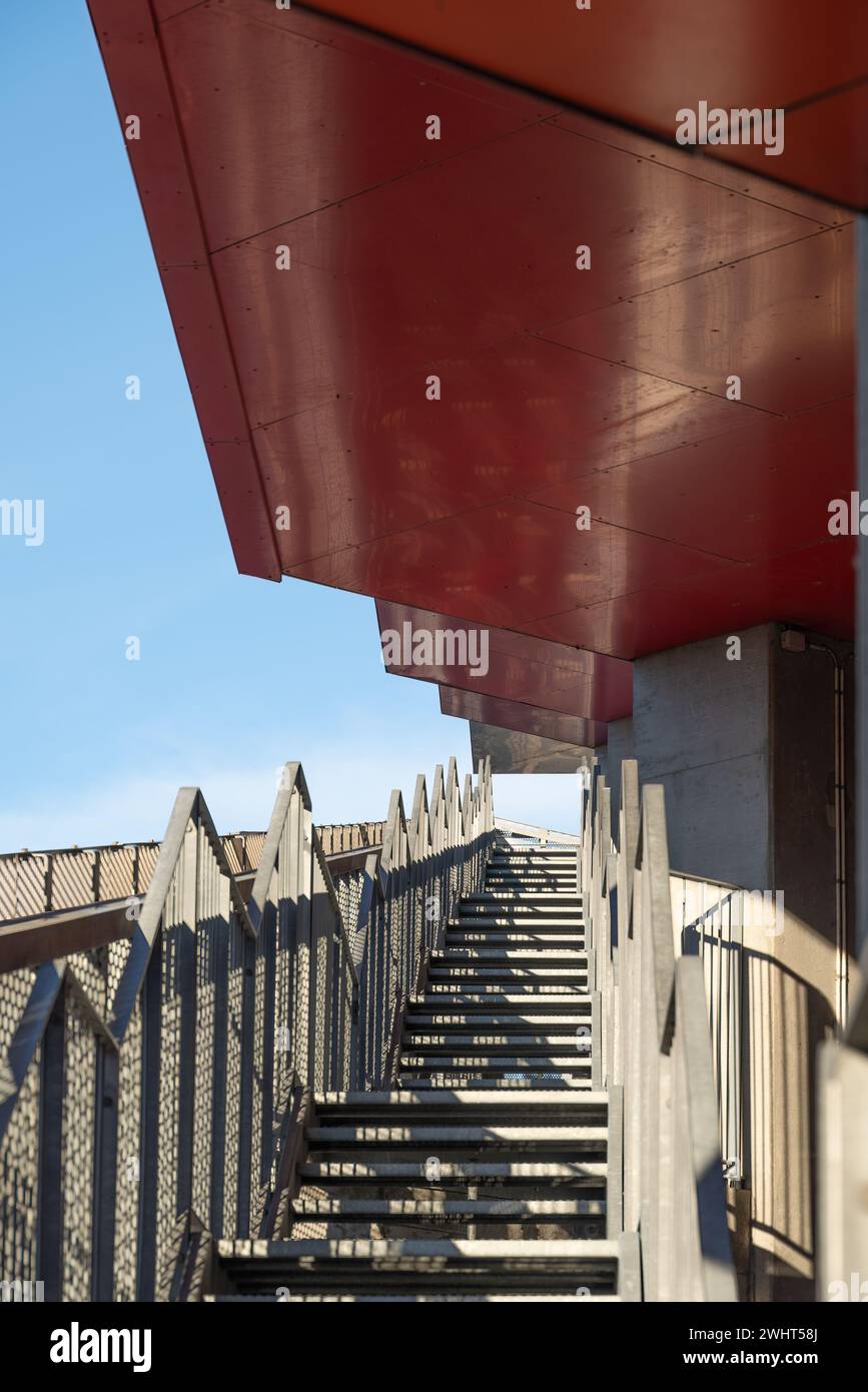 Copenhagen, Denmark - Mountain Dwellings by BIG (Bjarke Ingels Group) and JDS Stock Photo