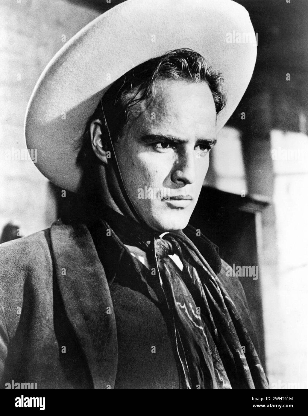 Legendary actor Marlon Brando in One-Eyed Jacks, publicity photo (Paramount, 1961). Stock Photo