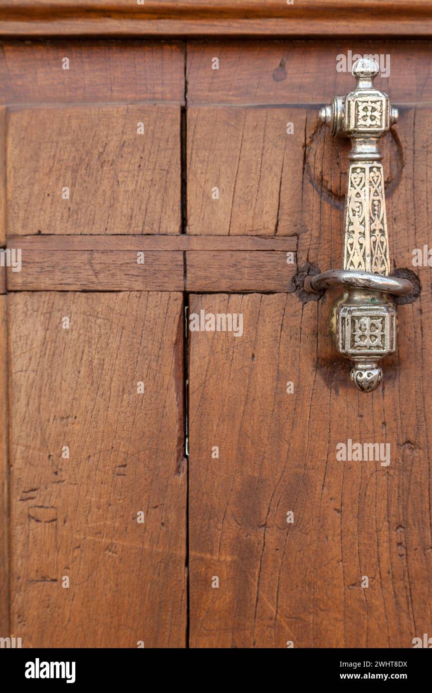Antigua, Guatemala.  Doorway of Private Residence. Stock Photo
