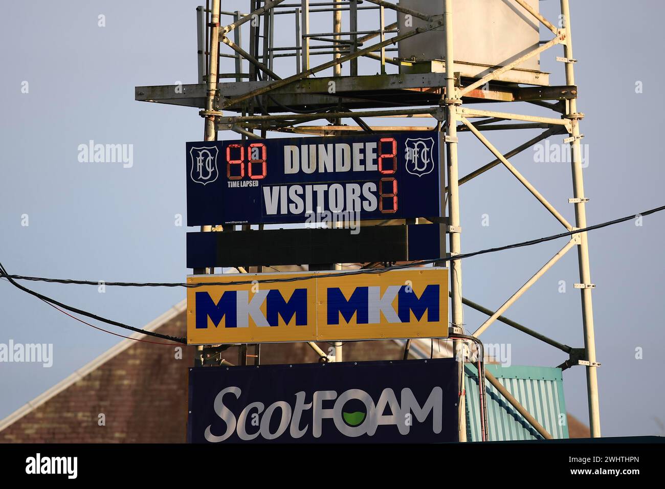 11th February 2024; Dens Park, Dundee, Scotland; Scottish Premiership
