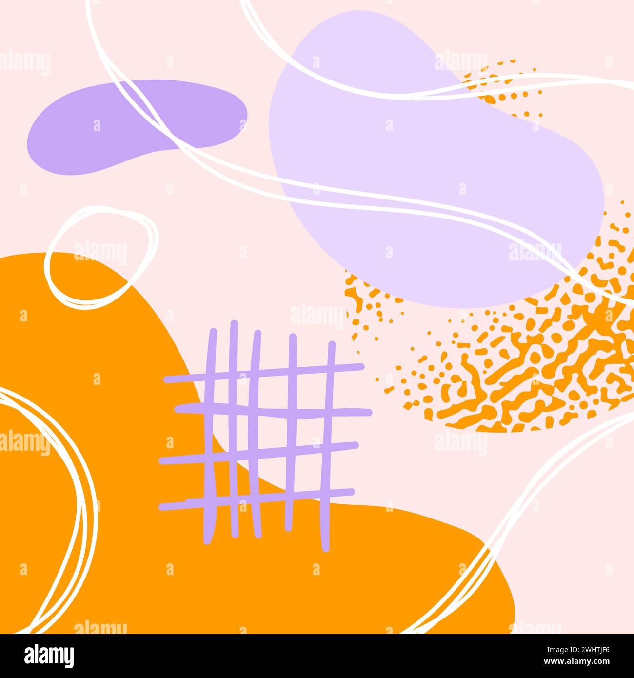 Abstract hand drawn background vector illustration Stock Vector Image ...
