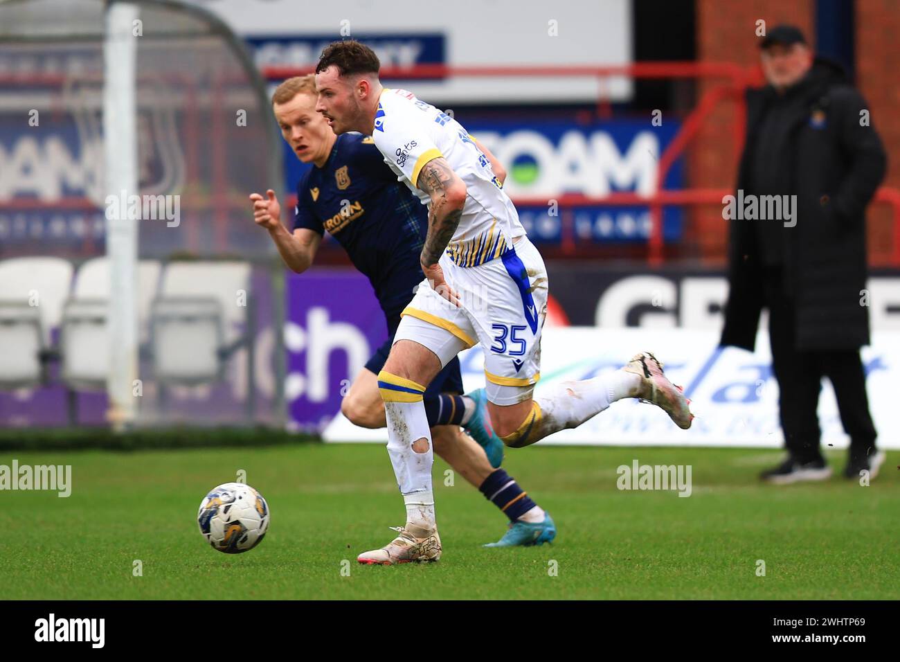Dens Park, Dundee, UK. 11th Feb, 2024. Scottish Premiership Football