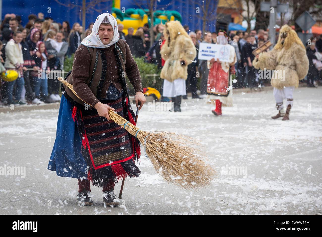 57th Sokacko sijelo event - carnival procession through the streets of