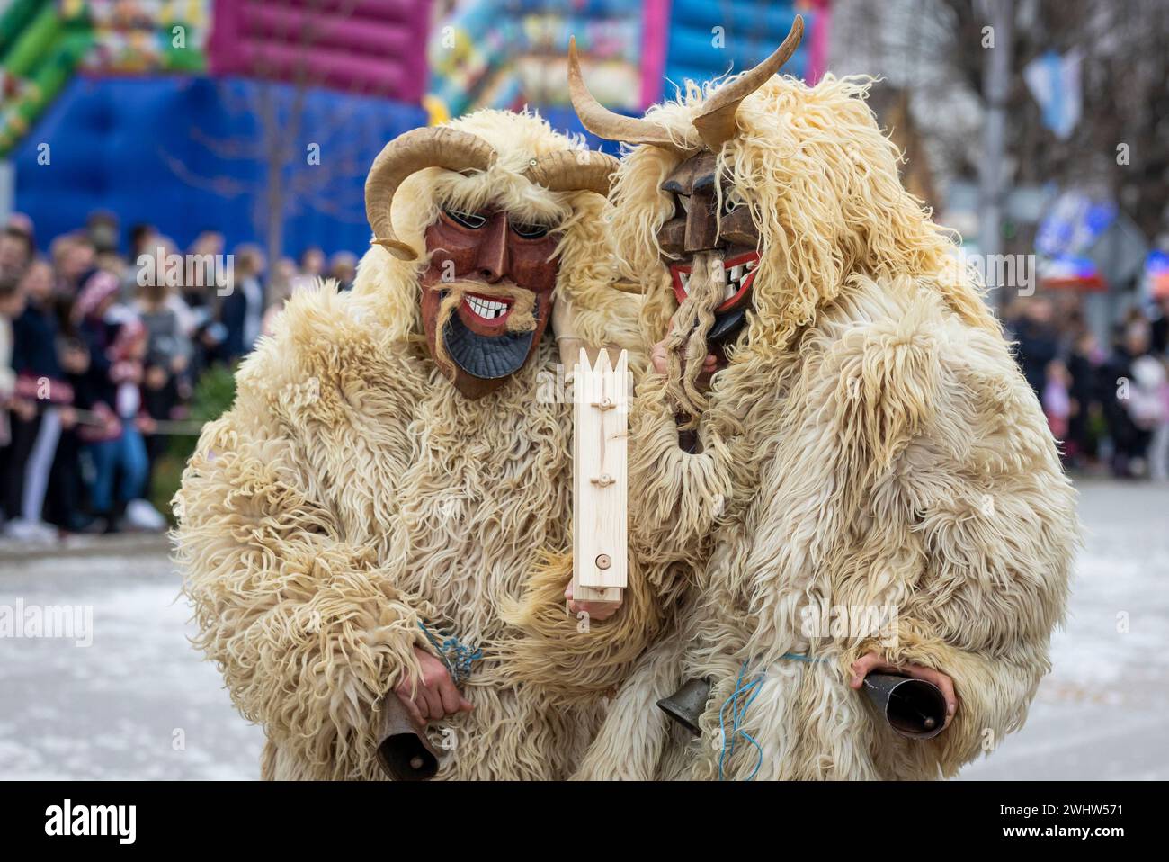 57th Sokacko sijelo event carnival procession through the streets of