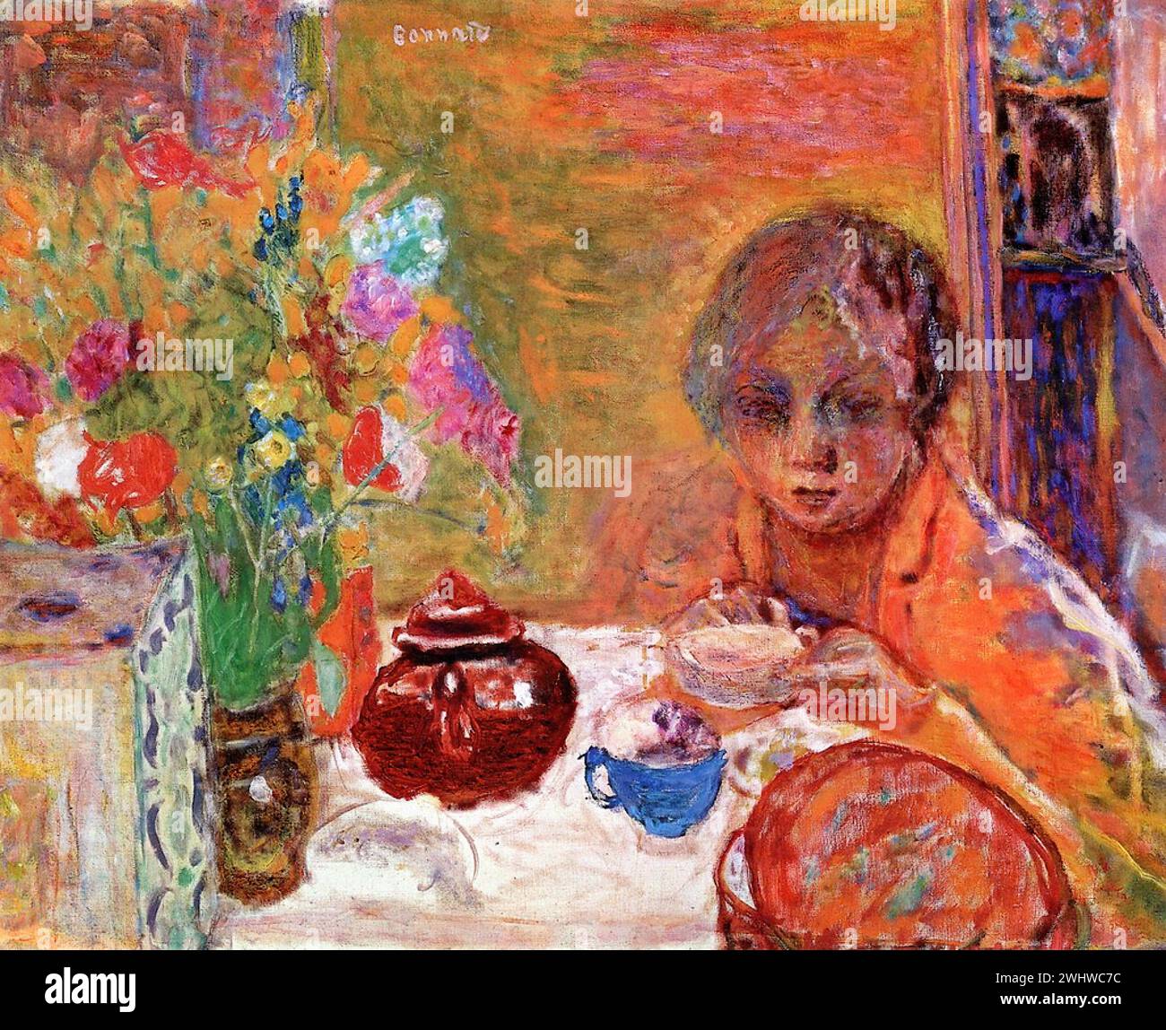 Pierre Bonnard - Le Repas Stock Photo - Alamy