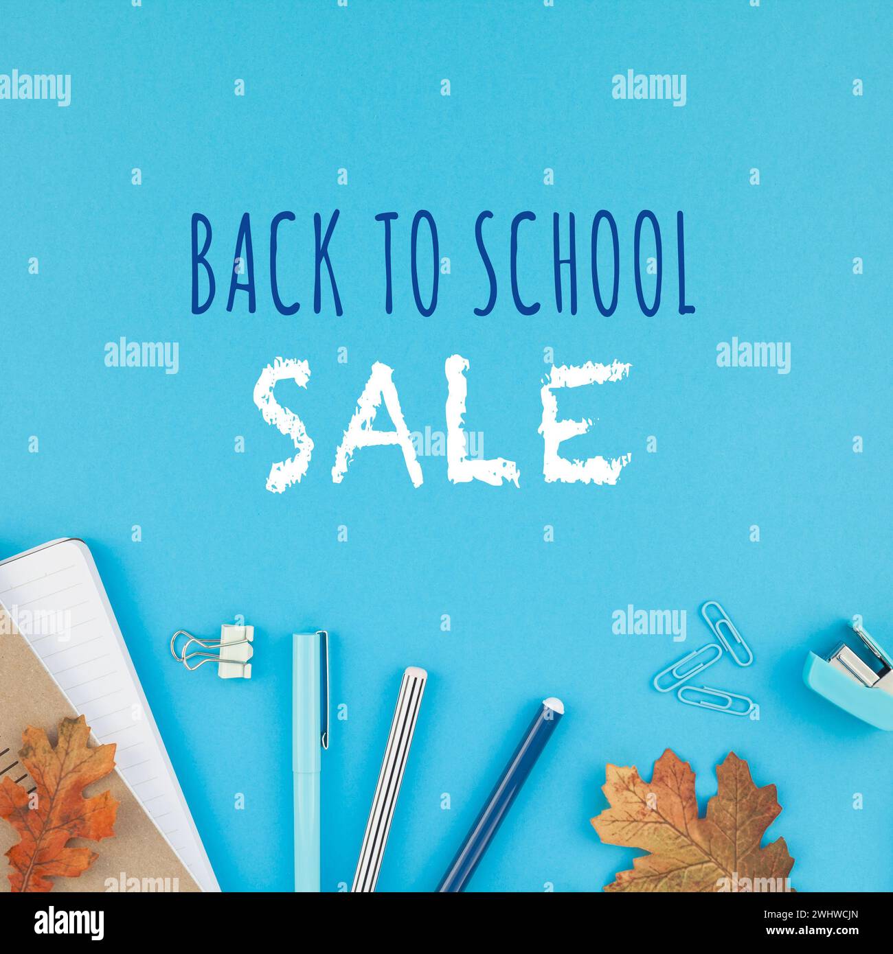 Back to school sale promotion concept Stock Photo Alamy