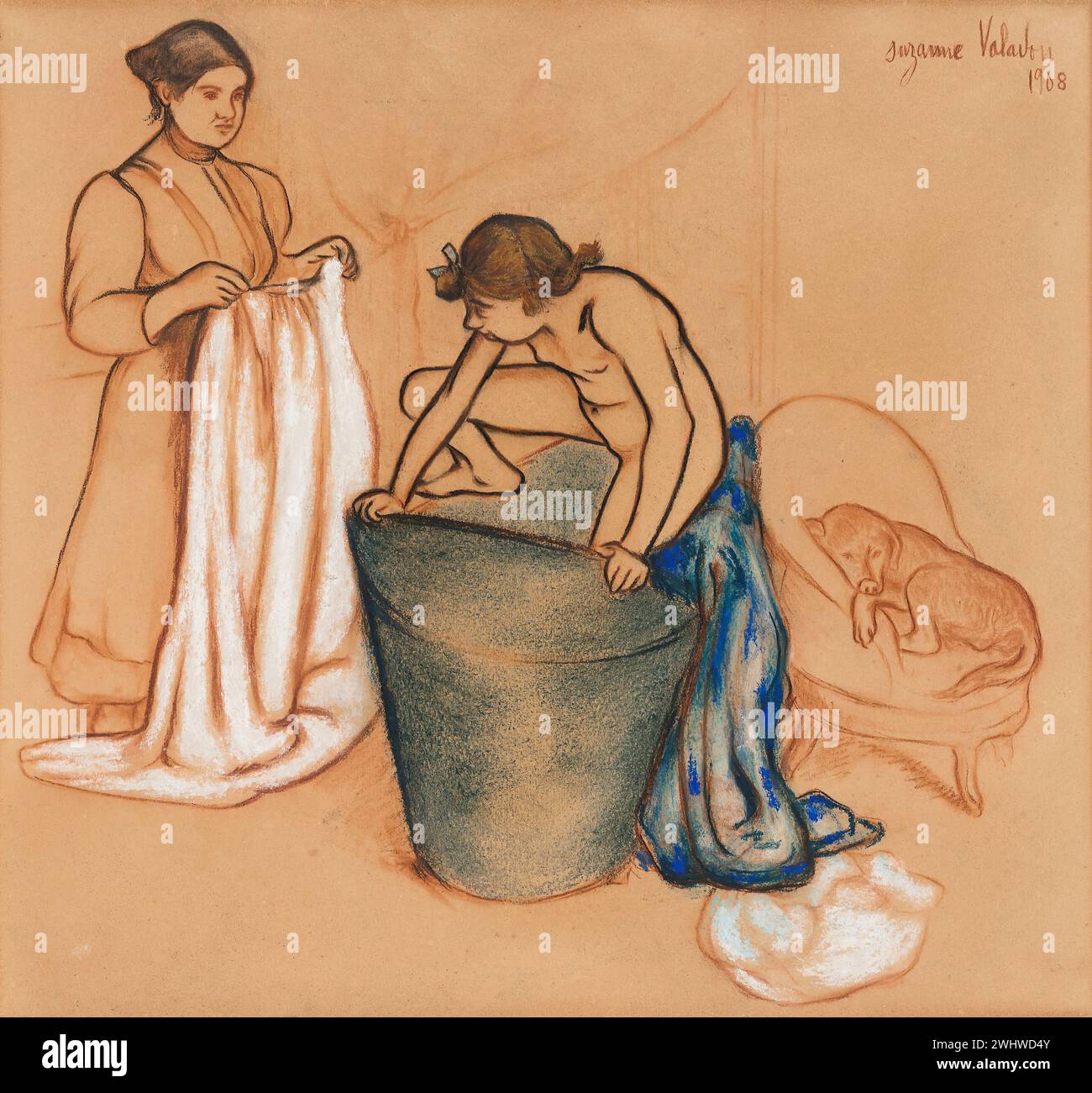 Suzanne Valadon - Le Bain Stock Photo - Alamy