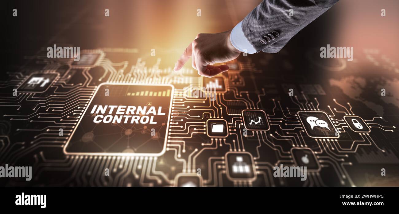 Internal Control. Business, Technology, Internet and network concept. Stock Photo