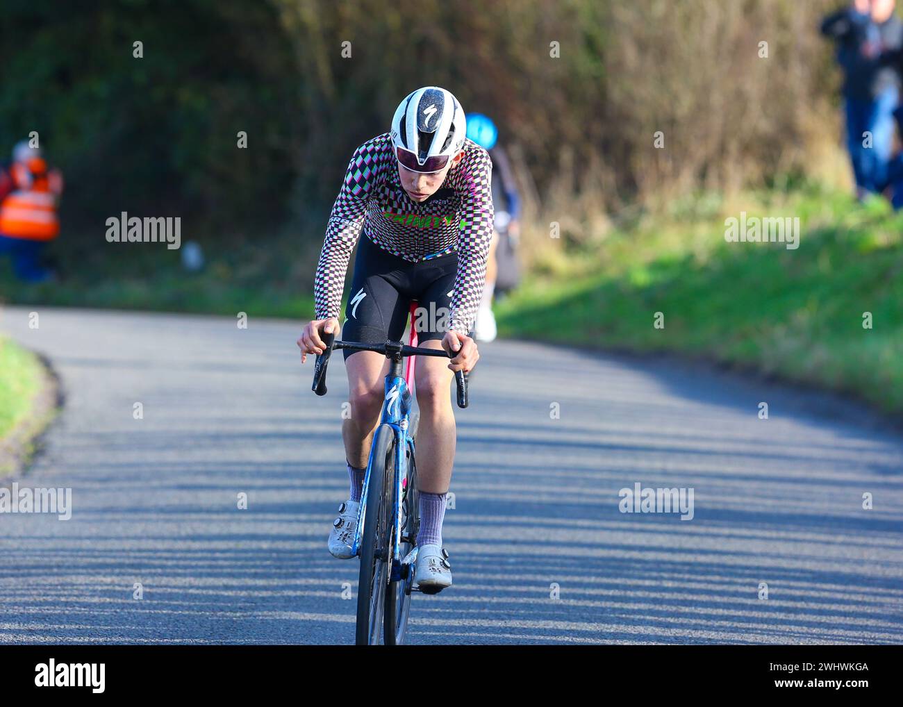 Alex Beldon (Trinity Racing) coming home 8th at the Portsdown Classic