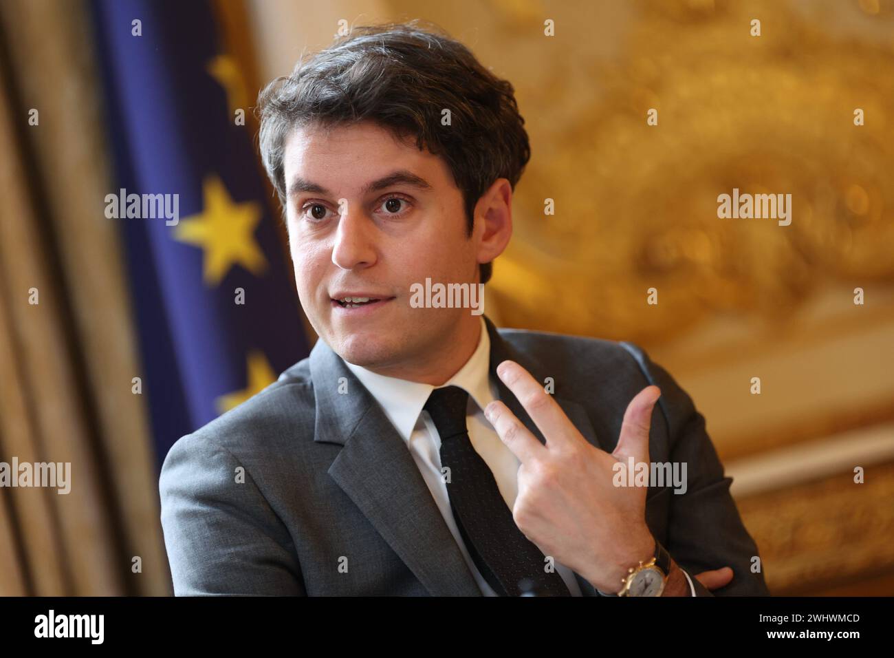 Paris, France. 10th Feb, 2024. © PHOTOPQR/LE PARISIEN/Arnaud Journois