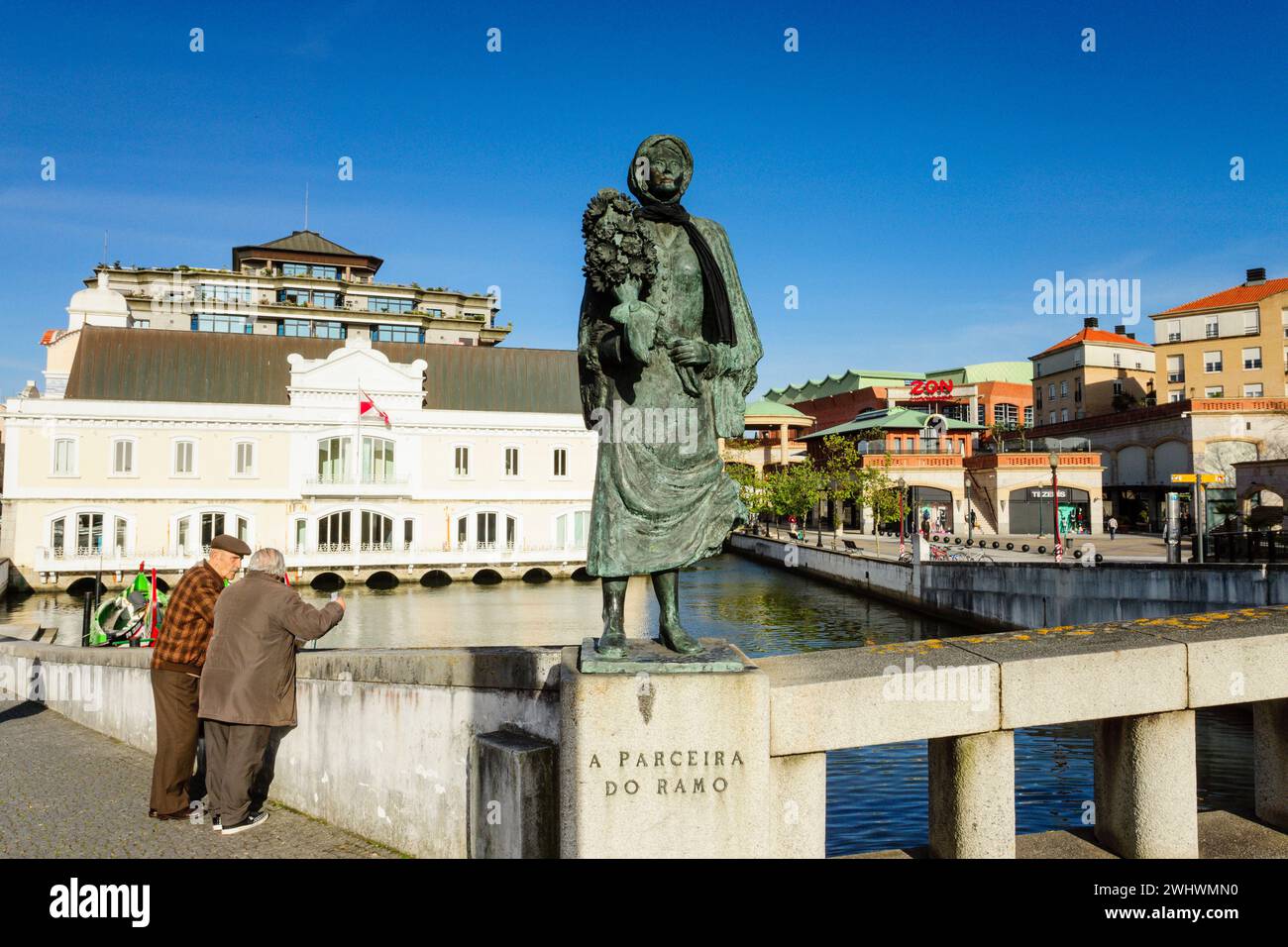 Edificio de la antigua capitania del puerto Stock Photo