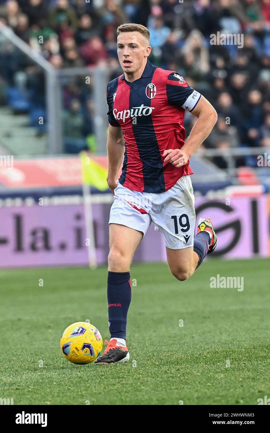 Bologna, Italy. 11th Feb, 2024. Lewis Ferguson (Bologna Fc) in action