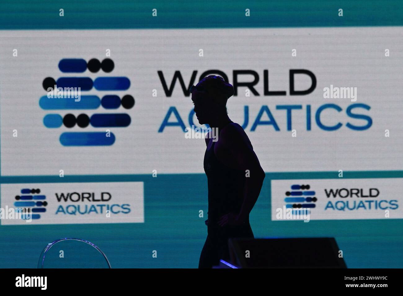 Doha, Qat. 11th Feb, 2024. in action during World Aquatics