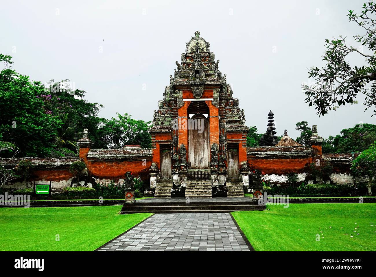 Pura Taman Ayun Hindu Temple Mengwi District Bali Indonesia Stock Photo